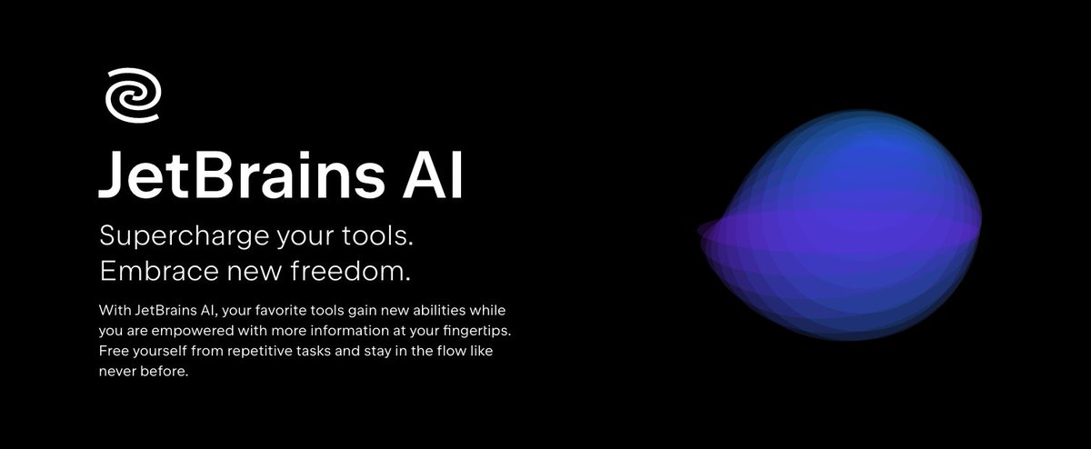 villim's tweet photo. JetBrains 今天的新版本开始原生提供 AI 交互界面了。2023年开始，程序员们都是给 AI 喂食，以便干掉未来的程序员了。https://t.co/3kOt18OXXw https://t.co/2xNPxmFcDw