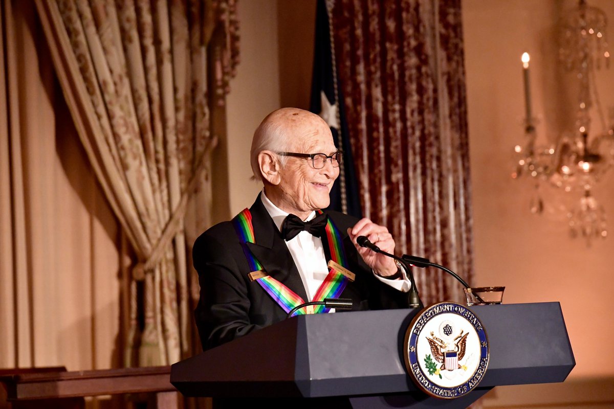 Norman Lear was an American treasure and a dear friend. His humor shaped the way people across our nation saw their neighbors and themselves. Over the course of his long life, he played many roles: Army veteran, television writer and producer, activist for the environment and