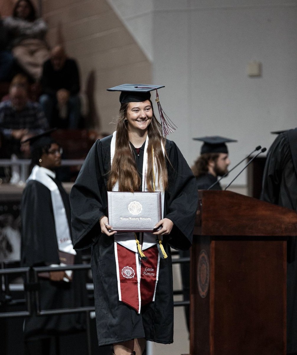 ASUNSports's tweet photo. Degree them!🎓

Congrats to all of our @EKUSports student athletes on earning their degrees!💯👏

#ASUNBuilt https://t.co/BU69YZFB1I