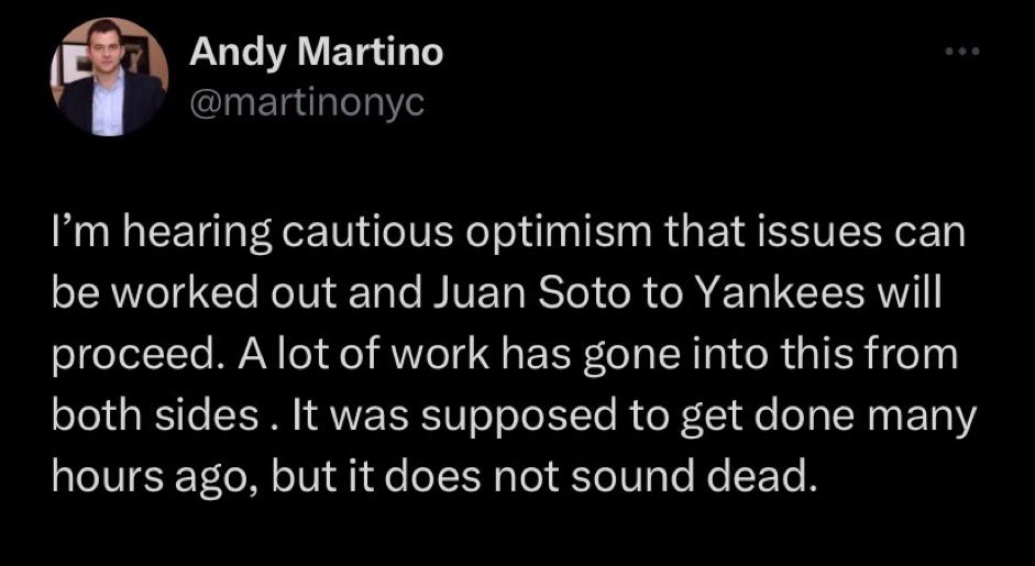 JUAN SOTO IS A MET tweet media