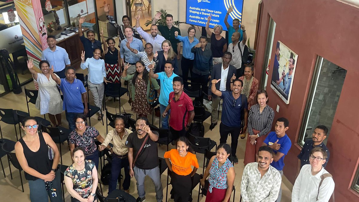 AustCivMil's tweet image. Shaping a shared future – @AsiaPacific4D highlighted its report on options to further strengthen the Australia/Timor-Leste bilateral relationship, during a special presentation at the Asia Foundation in Dili. ACMC is a key supporter of #AP4D.