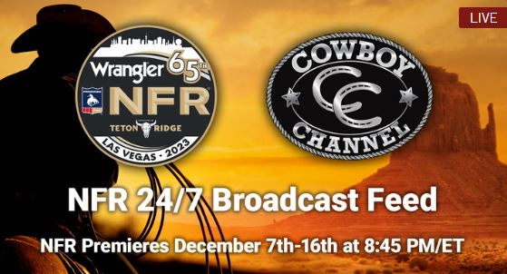 wnfrnews's tweet photo. National Finals Rodeo 2023
Venue: Thomas & Mack Center, Las Vegas
Start Date: Thursday, 7th December 2023
End Date: Saturday, 16th December 2023
Event Time: 8:45 p.m. โ 11:30 p.m. ET
๐ฑ: Stream on #TCCPLUS ๐ https://t.co/jGoJAYxrWN
#NFR #WNFR #Rodeo #TheCowboyChannel https://t.co/GZBzfna7rF