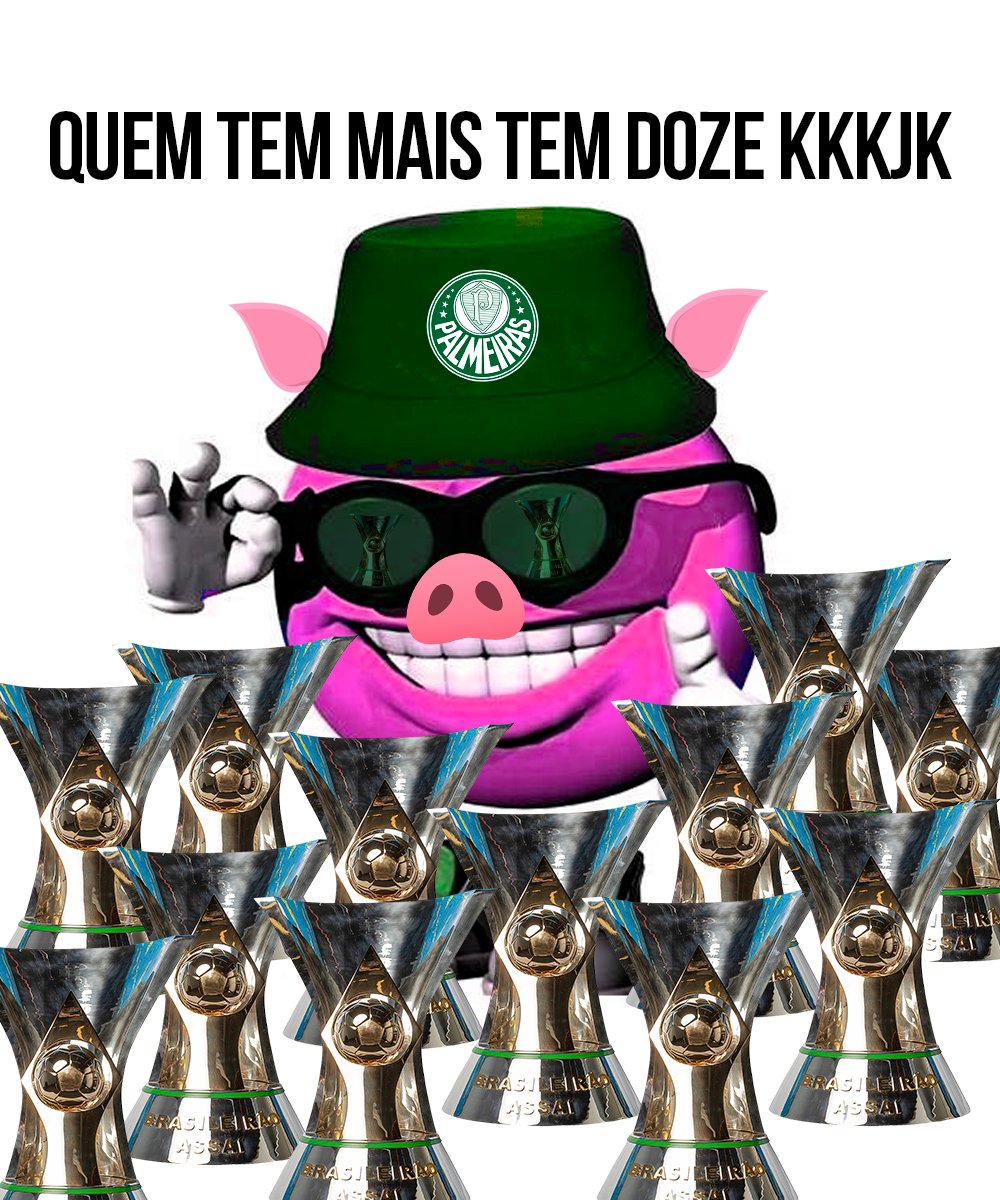 Meme atualizado!

Salva aí pra comentar em tudo que aparecer pela frente, torcida do <a href="/Palmeiras/">SE Palmeiras</a>!

🐷 🏆🇧🇷