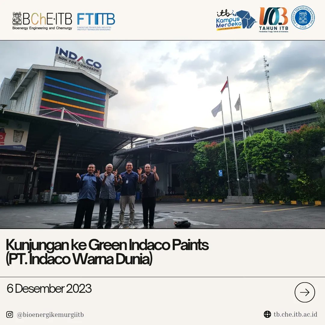 bcheitb's tweet photo. Kunjungan ke Green Indaco Paints (PT. Indaco Warna Dunia)

#prokecat_indaco #pesancat_indaco #pakaicat_indaco https://t.co/sEVUeTrhzh