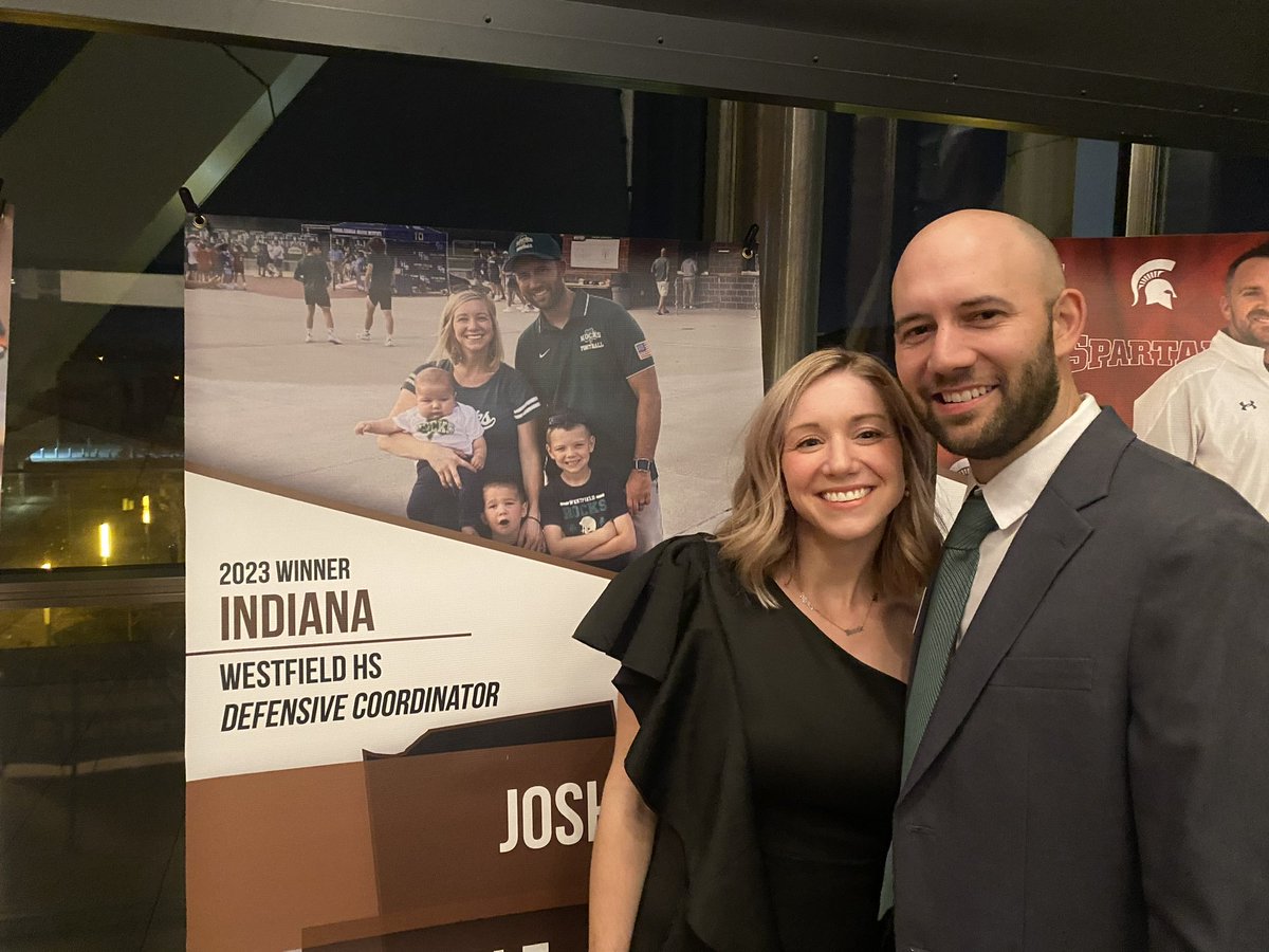 Josh Miracle (@coachjmiracle) on Twitter photo Extremely blessed and humbled to represent <a href="/INFBCoaches/">IFCA</a> and <a href="/ShamrockFB/">Rocks Football</a> as the state of Indiana’s Broyles Award recipient.
<a href="/BroylesAward/">The Broyles Award</a> and <a href="/ClaytonHarrel12/">Clayton Harrell</a> we cannot thank you enough for all the hospitality and once in a lifetime experience! Extremely blessed and humbled to represent <a href="/INFBCoaches/">IFCA</a> and <a href="/ShamrockFB/">Rocks Football</a> as the state of Indiana’s Broyles Award recipient.
<a href="/BroylesAward/">The Broyles Award</a> and <a href="/ClaytonHarrel12/">Clayton Harrell</a> we cannot thank you enough for all the hospitality and once in a lifetime experience!