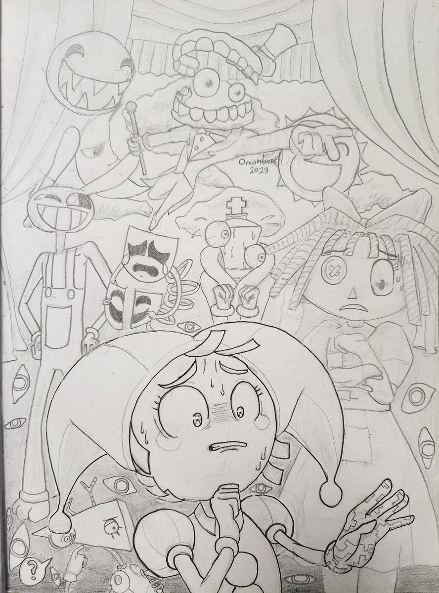 RawOnionNEO's tweet photo. THE AMAZING DIGITAL CIRCUS #fanart #digitalc https://t.co/MpSemACsk7