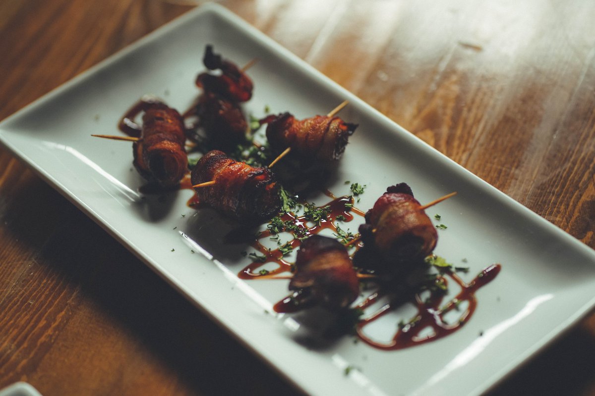 FoxFire_Geneva's tweet photo. Bacon-Wrapped Stuffed Dates are a customer favorite. Is it one of yours? https://t.co/MQTRKVBB7T