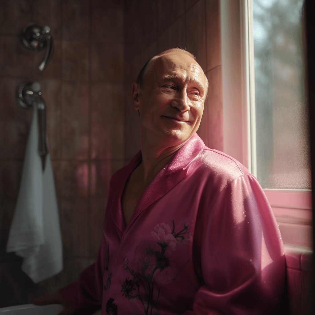 DarthMedvedevF2's tweet photo. I can't believe this is trending #PinkPutin https://t.co/RbTtvxgHMF