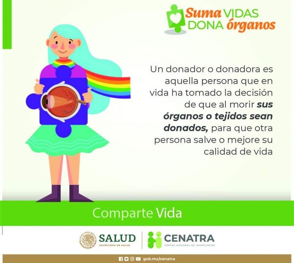 CoordHospDon's tweet photo. Si deseas ser donante de órganos puedes registrarte en https://t.co/sEcL2OEX1T
No olvides platicarlo con tu familia.
#RegalaVida #HGZ33 #IMSSNayarit #DonaÓrganos #SeUnHeroe #organdonor #DonarSalvaVidas https://t.co/ErUqTvkc12