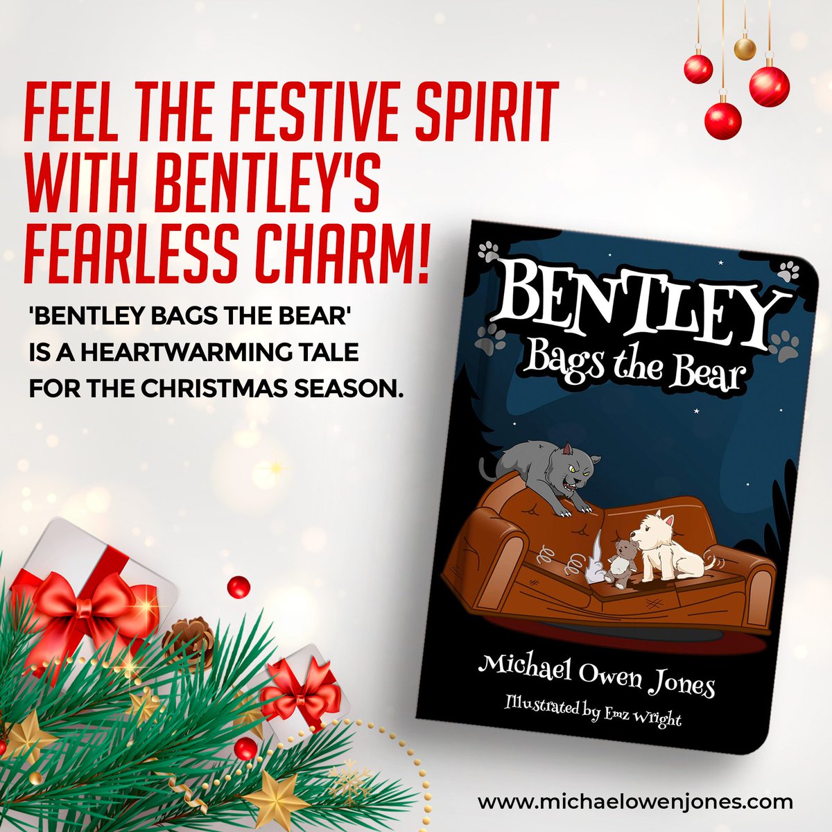 Immerse yourself in the fearless charm of Bentley's festive spirit! 🎄🐾

 #HeartwarmingReads #FestiveJoy #FestiveFamilyFun #ChristmasMagic #ParentingJoy #HolidayCheer #SantaSquad #DeckTheTreeWithLove #FestiveParenting #HolidayHelpers #FamilyMagic #ChristmasJoy #HeartwarmingTales