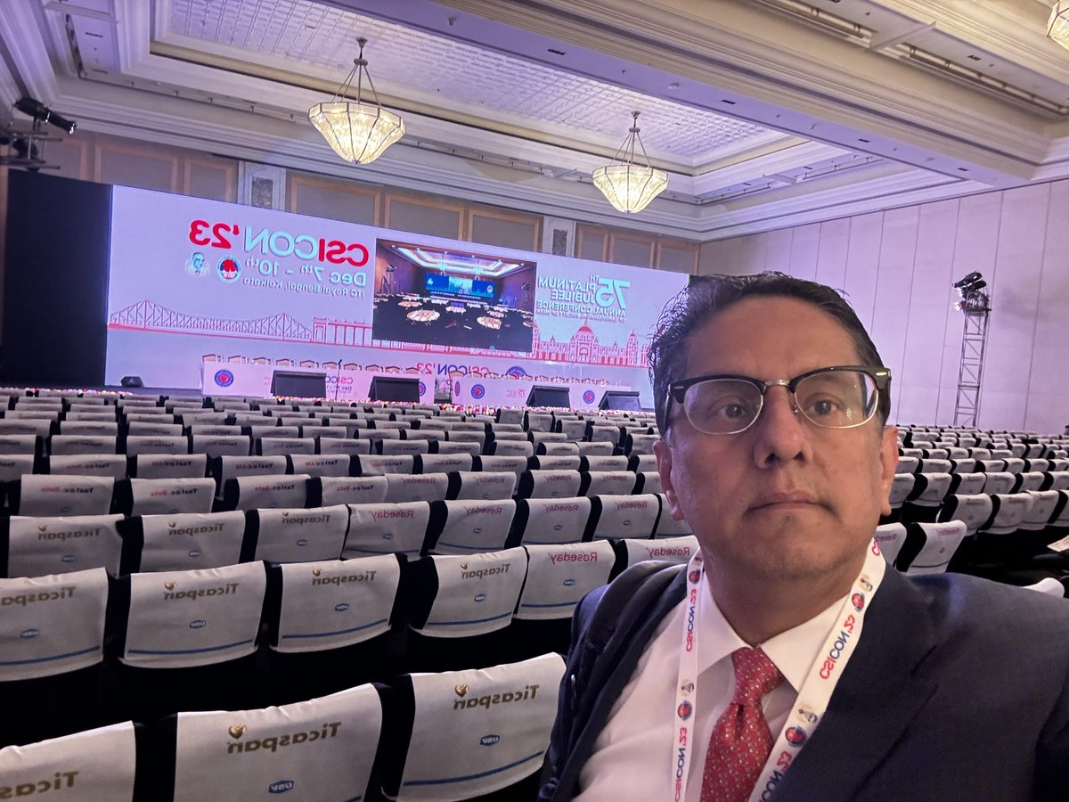 Rajiv Jauhar (@stentdoc1) on Twitter photo Time to do some work #csicon2023
#kolkata Time to do some work #csicon2023
#kolkata
