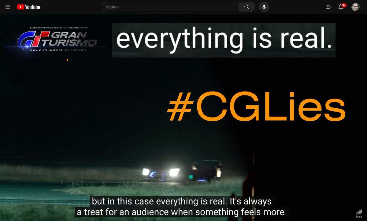 tvaziri's tweet photo. Gotta update this thread with my blog post about a promotional video for "Gran Turismo" being extremely deceptive about its use of digital visual effects. #CGLies

The Most Egregious Example of "We Didn't Use CGI" Mythology (So Far)
https://t.co/TNiJEnhiMr https://t.co/0vHInUzDg7