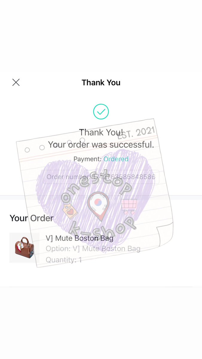 OneStopKShop17's tweet photo. Artist Made Collection by BTS

✅ 1 SECURED ITEM

V MUTE BOSTON BAG

₱13,000 + LSF

📆Shipping Date: May 22-29, 2024

❀50% DP to secure your order
✿ETA: 3-4 weeks after ship-out from Korea🇰🇷

🏷wts lfb ph go
#OneStopKShopGO https://t.co/fI1MmuYXoJ