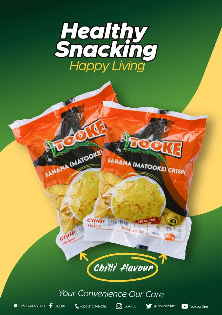 tookeonline's tweet photo. Find our  @tookeonline crisps in supermarkets, Duuka, shop next to you.

#TOOKE
#TookeCrisps
#GreenBanana
#FromTheGardenToYou
#GreenBananaValueAddition
#GreenBananaFlour
#GlutenfreeFlour
#Baking
#ProudlyUgandan
#ExploreDiscoverTasteUganda
#UGconnect https://t.co/GPhMgolUUG