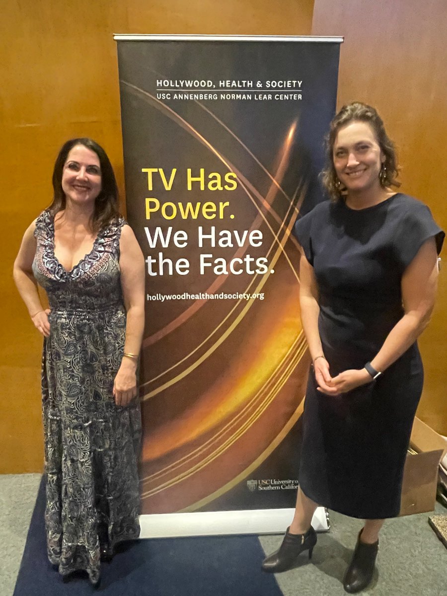 Nicole Wolfe & Allison Orechwa attend the #SentinelAwards tonight, an event that recognizes writers for meaningful and accurate portrayals of important health issues @HollywdHealth