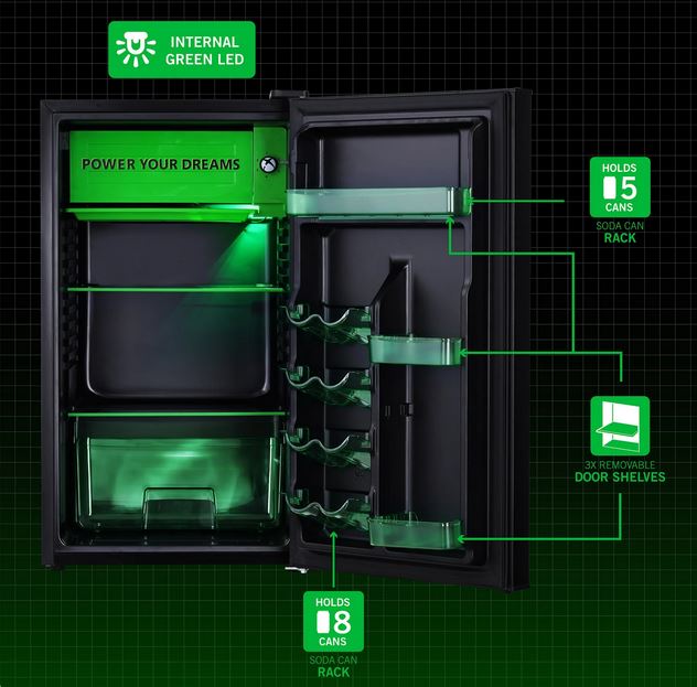 XBOX Series X Replica 8 Can Mini Fridge (Thermoelectric Cooler)