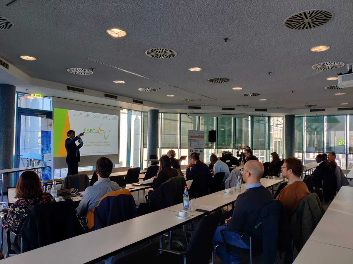 Here we go again for ESECA 3rd international gathering ❄️
We are happy to be in Augsburg, Germany in the framework of the #OFFGRIDEXPO to deepen our knowledge on energy projects in sub-saharan Africa 💡Thanks <a href="/Bav_Cluster_PE/">Cluster Leistungselektronik/Power Electronics</a> for welcoming us!