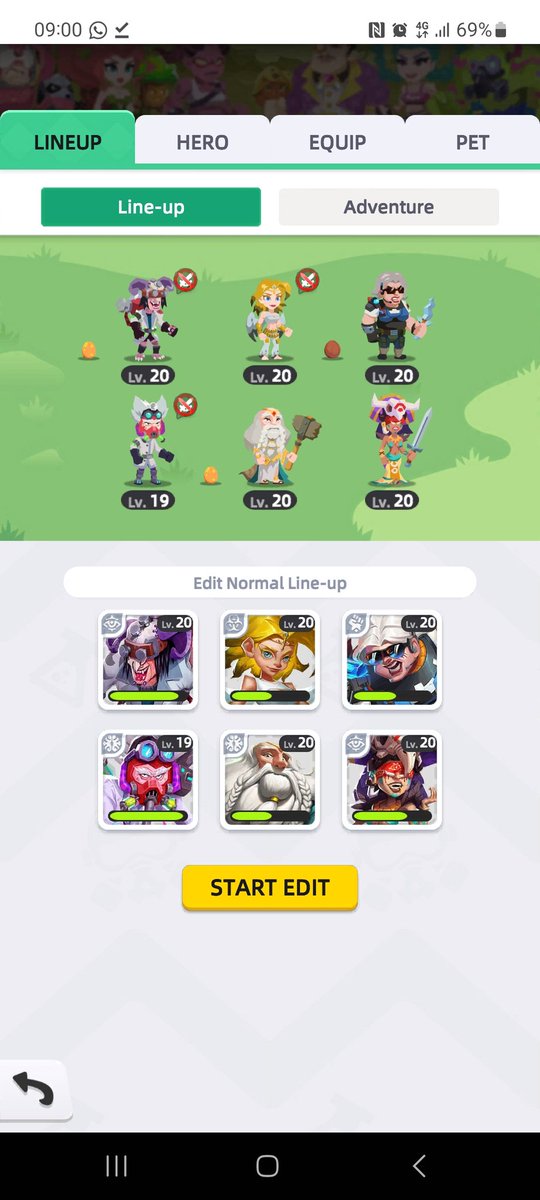 LadiesLeg's tweet photo. Clan boss smack down
🤼♂️🪓😵💫💀
🦾Almost levelled all my common heroes to 20 by winning #heroPotion 🧬 in #AIFactory
🪓🏹Next synthesise weapons by winning #bluePrintFragment 📜 in #battleFieldSites
#gasHeroTesting #gasHero https://t.co/riFqR92olQ