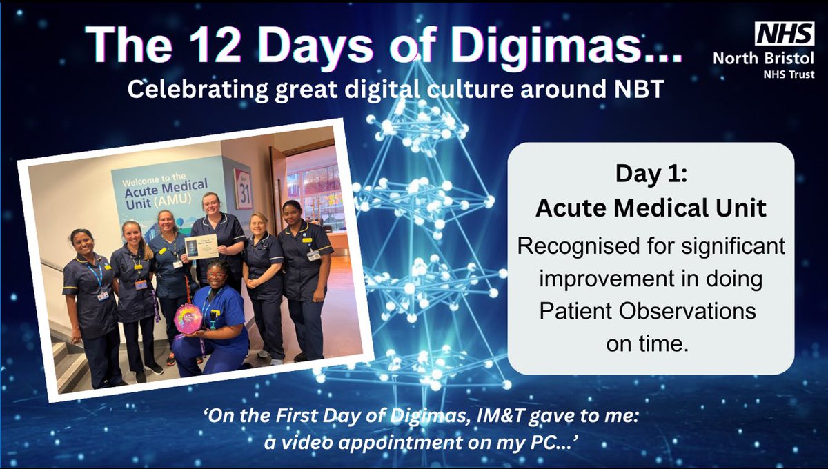 🎵On the 12th day of Digimas, IT gave to meeeeee a video appointment on my pc…. Congratulations to our first winner AMU. Enjoy your chocolates. #digital #digitalnurseteam #teamCNIO @MelanieDeWitt2 @nbrisNHSdigital