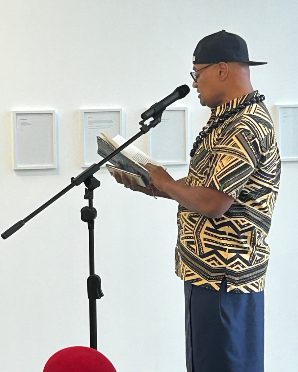 BWB_NZ's tweet photo. Lotu Reverend Ali’itasi Toleafoa-Salesa, Oscar Kightley, Tom Rennie and author Damon Salesa tonight launched 'An Indigenous Ocean: Pacific Essays' at Te Wai o Ngutu Kākā Art Gallery in Auckland. 

Thank you to everyone that came! Book in stores now 📘 

https://t.co/l8Ry7qQy7F https://t.co/t6k37kRMM6