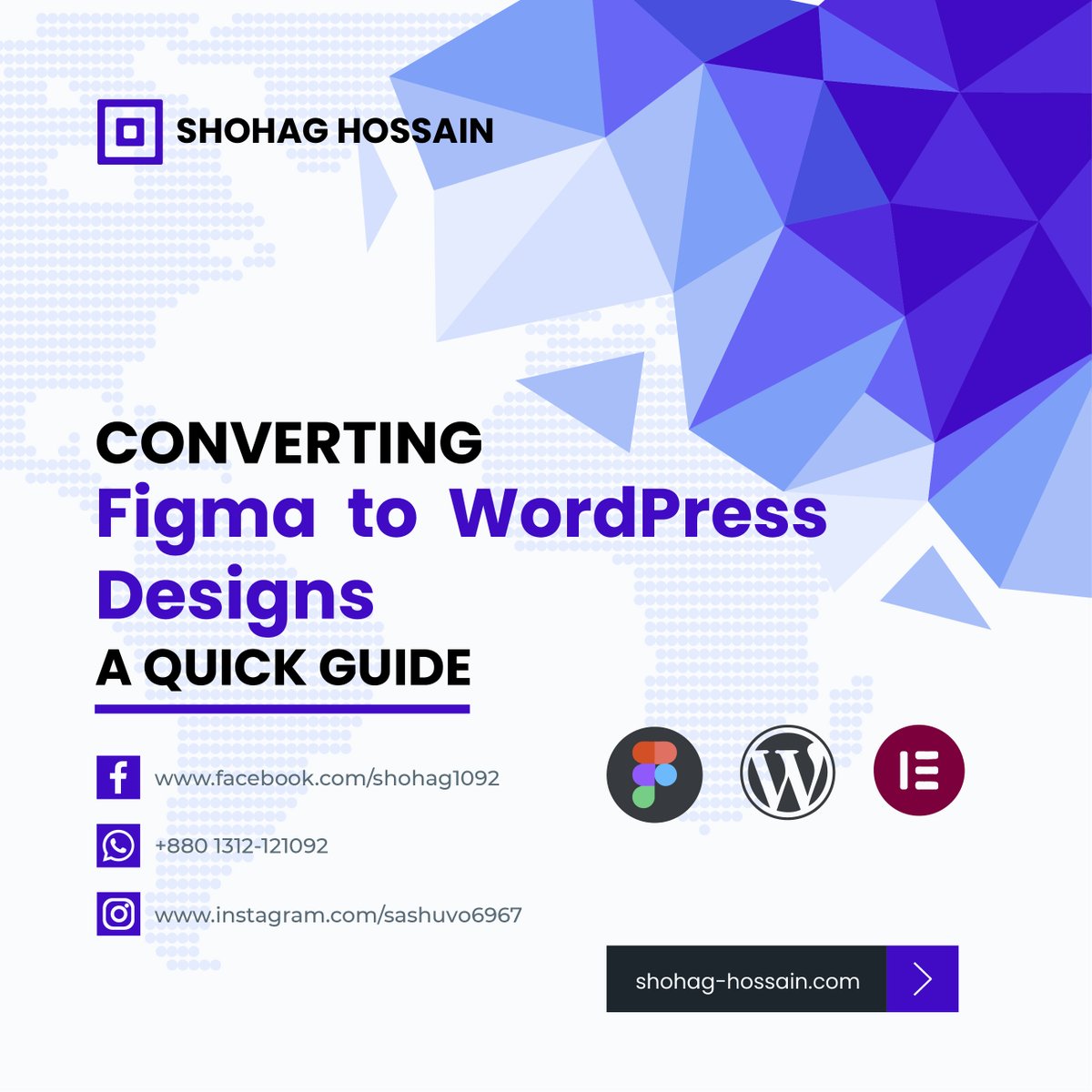 🚀'Converting Figma Designs to WordPress: A Quick Guide'

📌 Book me for free consultancy on web design: lnkd.in/gnSa8DJ8

📌 Hire me : fiverr.com/s/DL72wy

📌 Website : https://lnkd.in/gUYpzCXh

 #FigmatoWordPress #ElementorPro #XdtoWordPress #FigmatoElementor