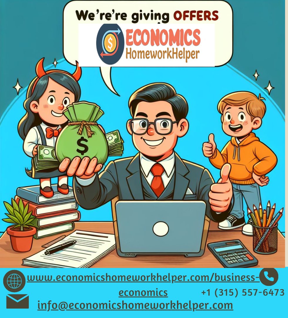 EconomicsHomew2's tweet image. Need a boost in understanding business economics? Our seasoned experts offer to Do Your Business Economics Homework with special discounts! Visit bit.ly/49ocVUv. Don&apos;t let homework be a headache

#DoMyBusinessEconomicsHomework #EconomicsHomeworkHelp #Students #University