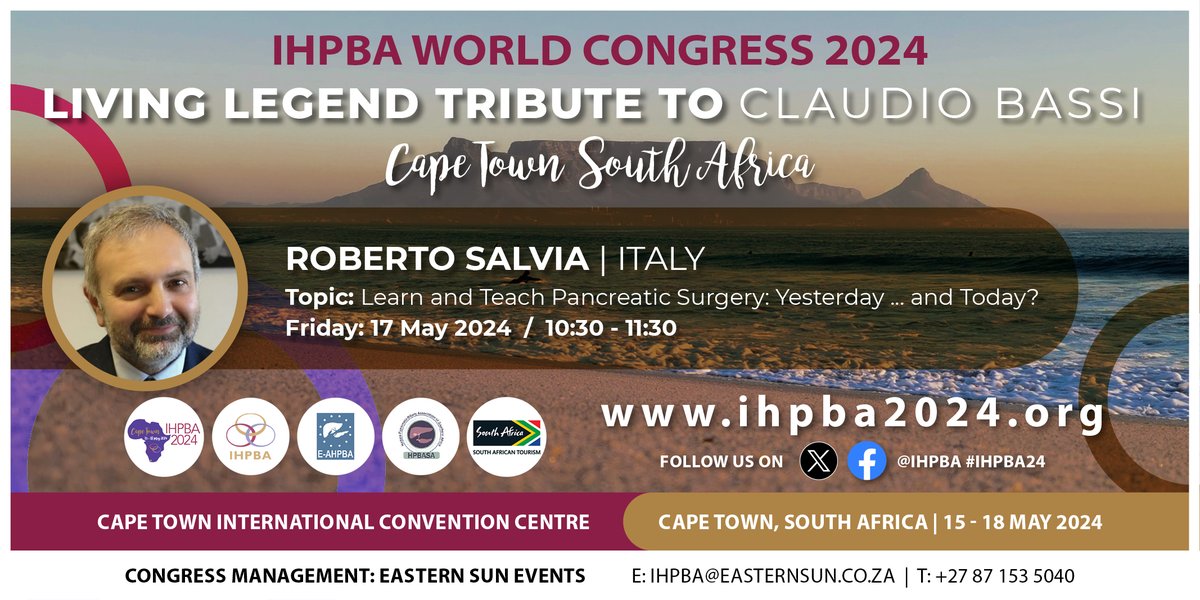 Roberto Salvia Tribute to Claudio Bassi at the IHPBA 2024 World Conference. Visit ihpba2024.org to see all our speakers.@EAHPBA @AHPBA #IHPBA24 @SalviaRobi