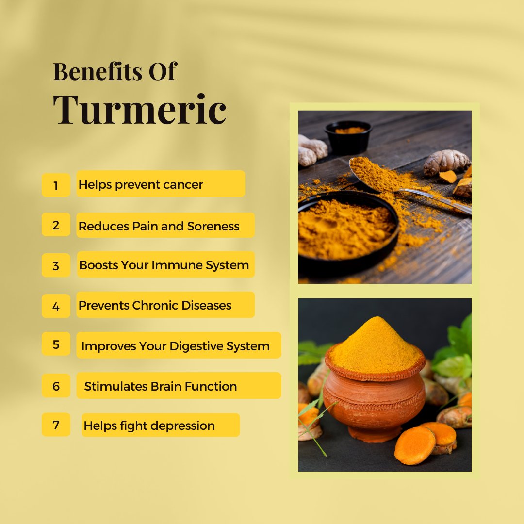 Unlocking the golden secrets of health with turmeric! 🌟 #TurmericMagic #GoldenSpice #NaturalRemedy #AntiInflammatory #HealthyLiving #HolisticHealth #Superfood #WellnessWarrior #TurmericBenefits #SpiceUpYourLife #NutritionBoost