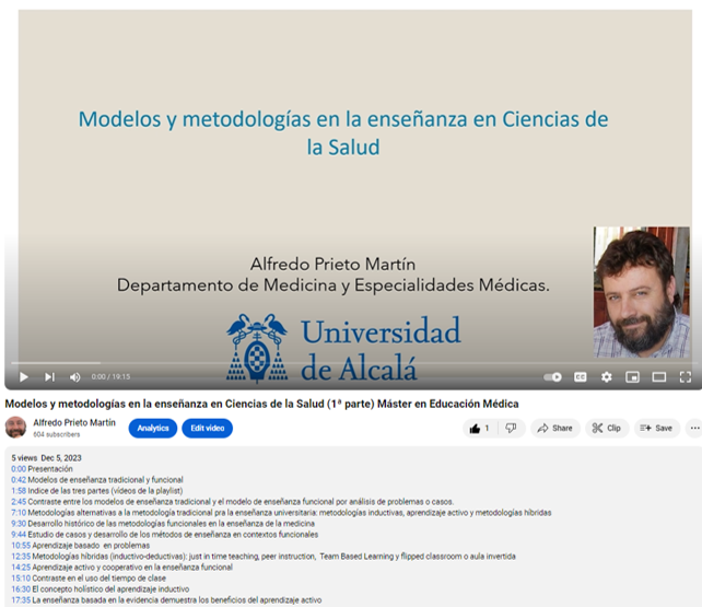 AlfredoPrietoMa's tweet photo. Modelos y metodologías en la enseñanza en Ciencias de la Salud (1ª parte... https://t.co/1vTZzsxPQG a través de @YouTube @dra_DeborahMR @SanmartinJuan @ediazsan @dchicapardo @UNIAInnova @aaronasenciofer
@history_topics @ManuelRuizAdame @martingvalle
@cibermarikiya @jtoufi https://t.co/g0Aghbd1MA