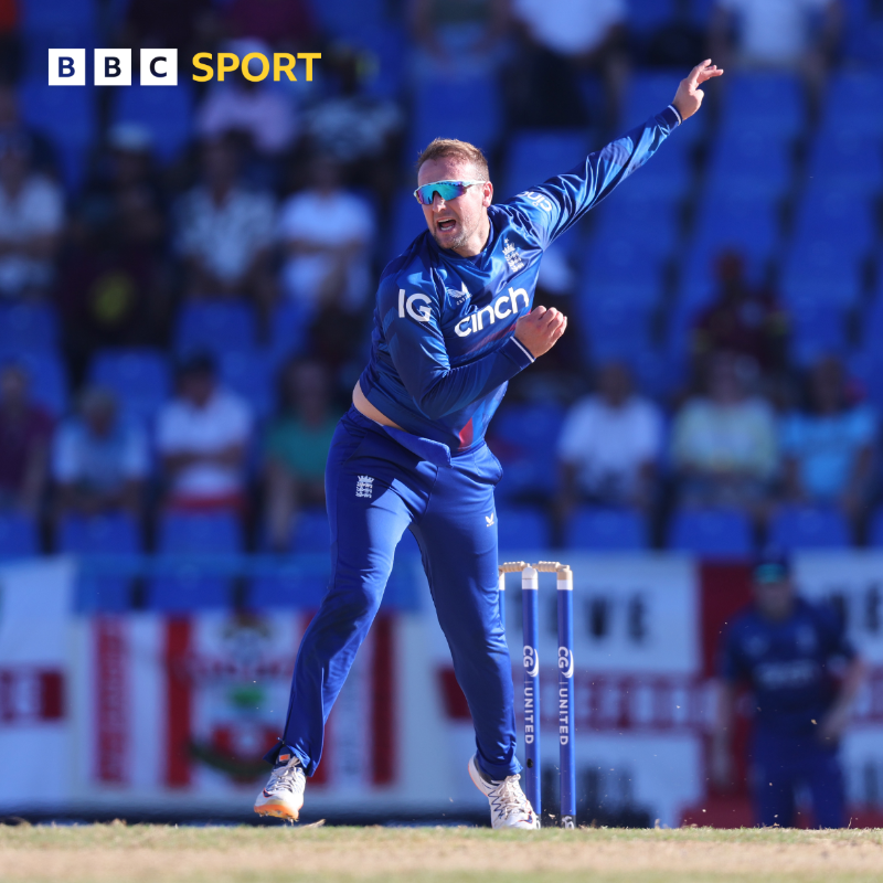 bbccumbriasport's tweet photo. Liam Livingstone took 3-39 as England returned to form with a six-wicket win over West Indies to level the one-day series.

#bbccricket #WINENG #ODI #odicricket
