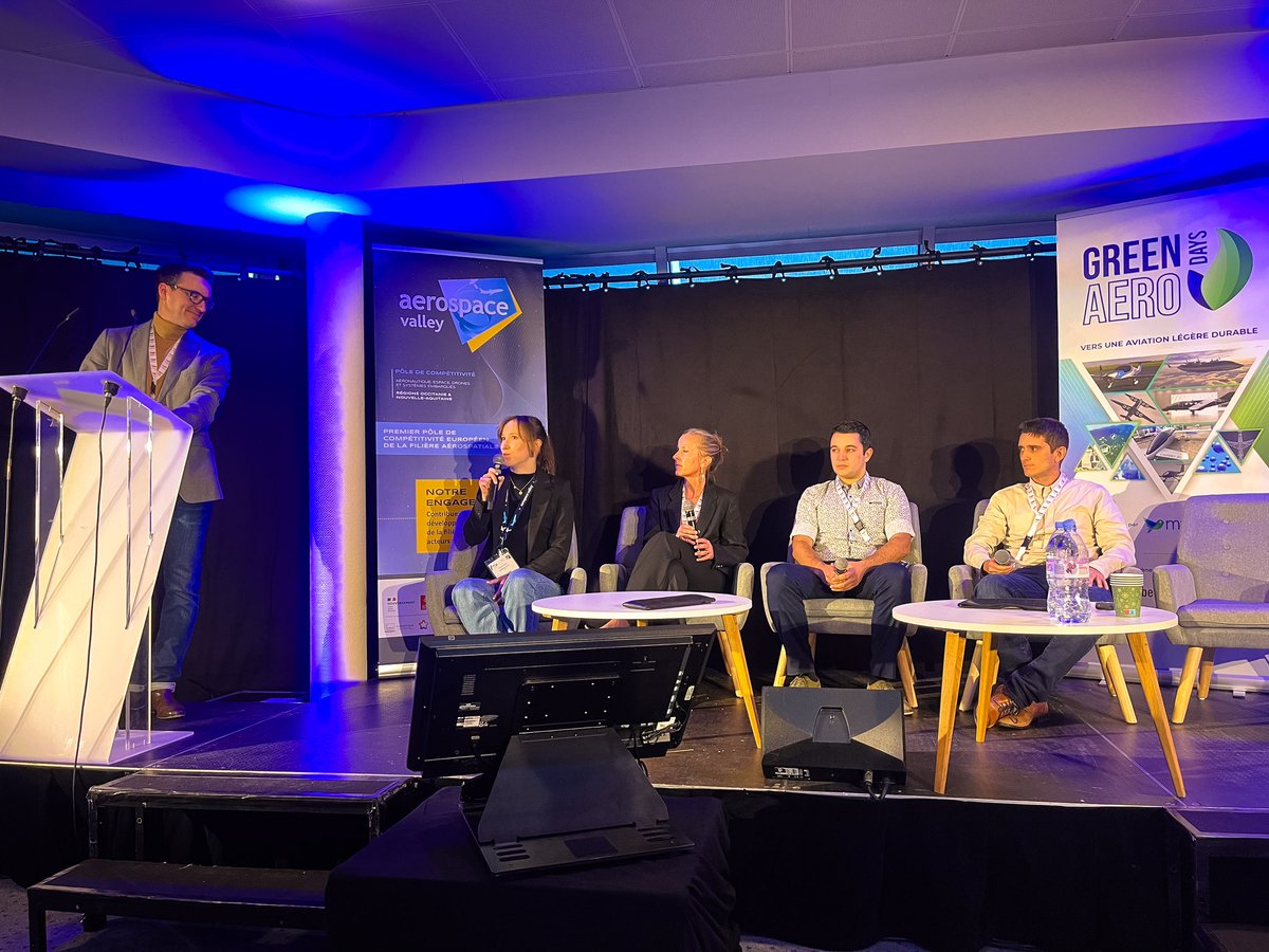 AerospaceValley's tweet photo. [ #LIVE ] Première table ronde de l’événement : «Déconstruction et valorisation des aéronefs : une filière pour l'aviation générale à construire». 
Nous avons eu la chance d’écouter les échanges entre @AerospaceValley, AC Dismantling, Cider Engineering &amp; Optima Aero !

@abeevents https://t.co/V56nrLHwQJ