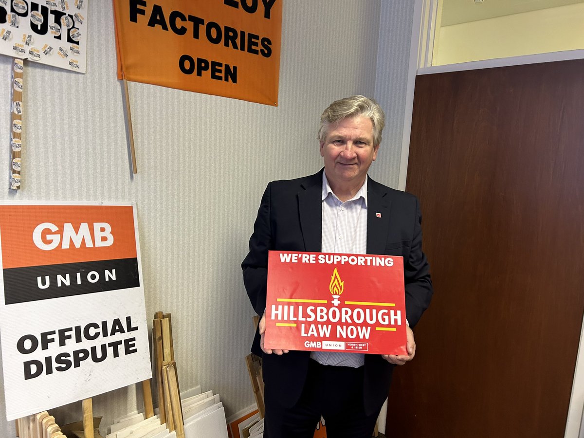 <a href="/NowHillsborough/">Hillsborough Law Now</a> Solidarity from @GMB_union_NWI