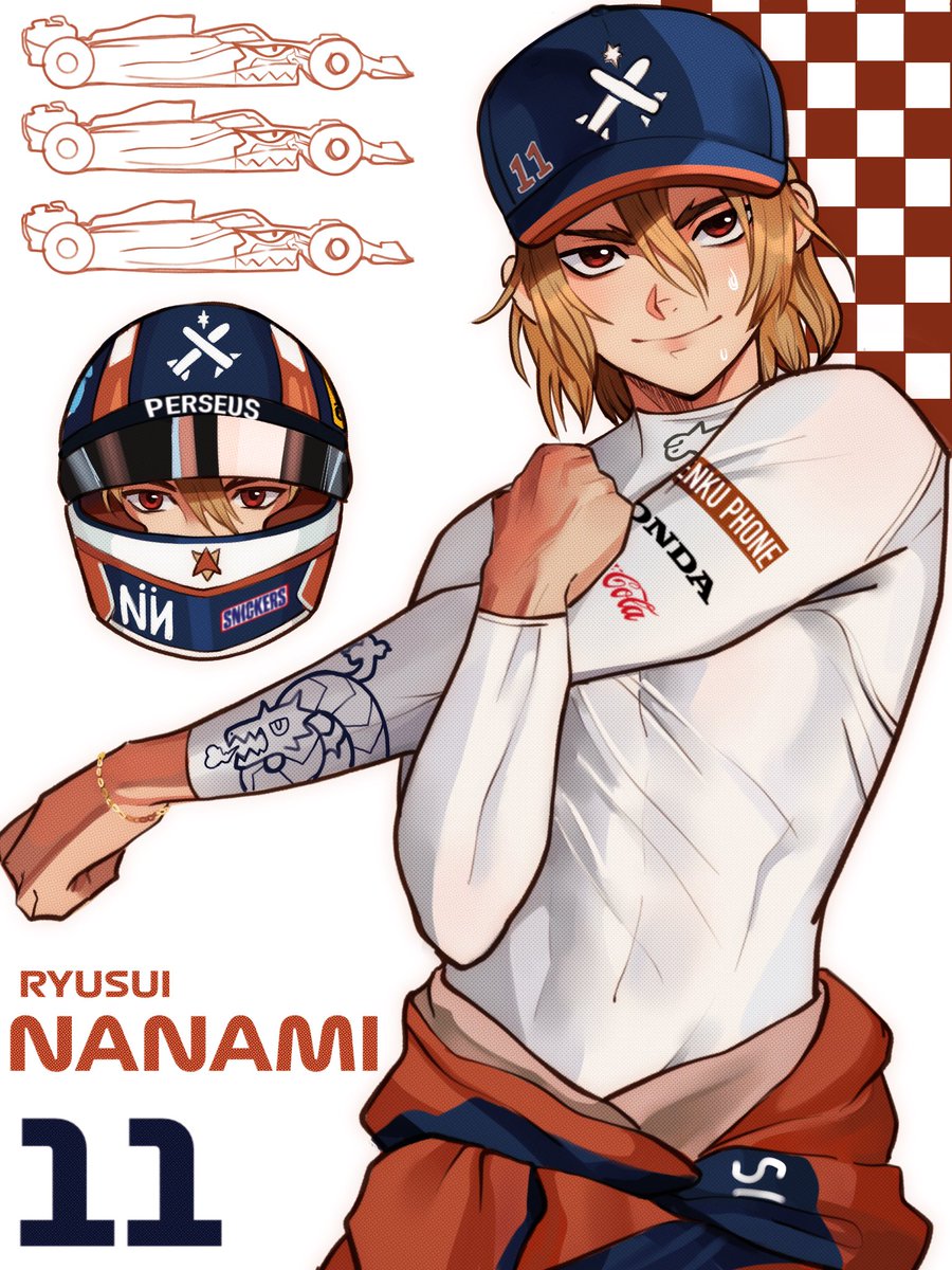 angryoats's tweet photo. dcst racing AU 🏎️
driver of the KoS-Perseus team 

#ryusuinanami #drSTONE #fanart https://t.co/TMQihWGS73