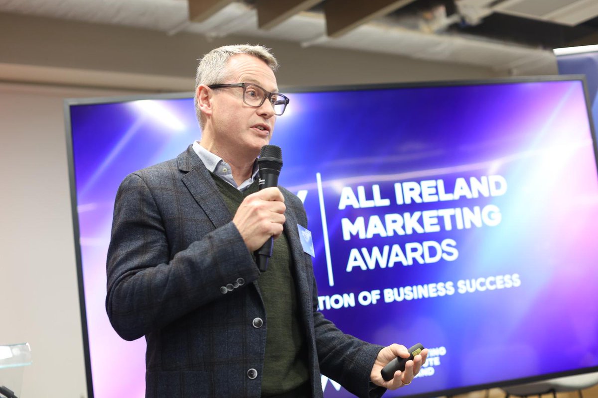 Some great insights from our panel of speakers. A Q&A followed this, with our members getting the chance to gain some valuable insights from previous winners in Alison Hunter from @Heineken_IE and Caroline Donnellan from @SkyUK, and the Chair of the Judging Panel, Colin Gordon.