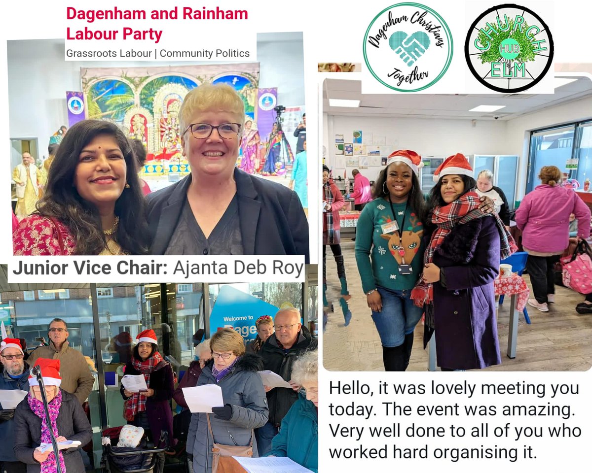 ajantadebroy's tweet photo. Joined the vibrant Dagenham Christians Together Christmas Market at Church Elm Hub! A fantastic celebration filled with carols, art, &amp; community spirit.Proud to stand with @DandR_CLP &amp; PPC @Margaret4DR in supporting their remarkable initiatives.
Thanks @JocelyneNguess4 for photos https://t.co/wW0X3vTvEL