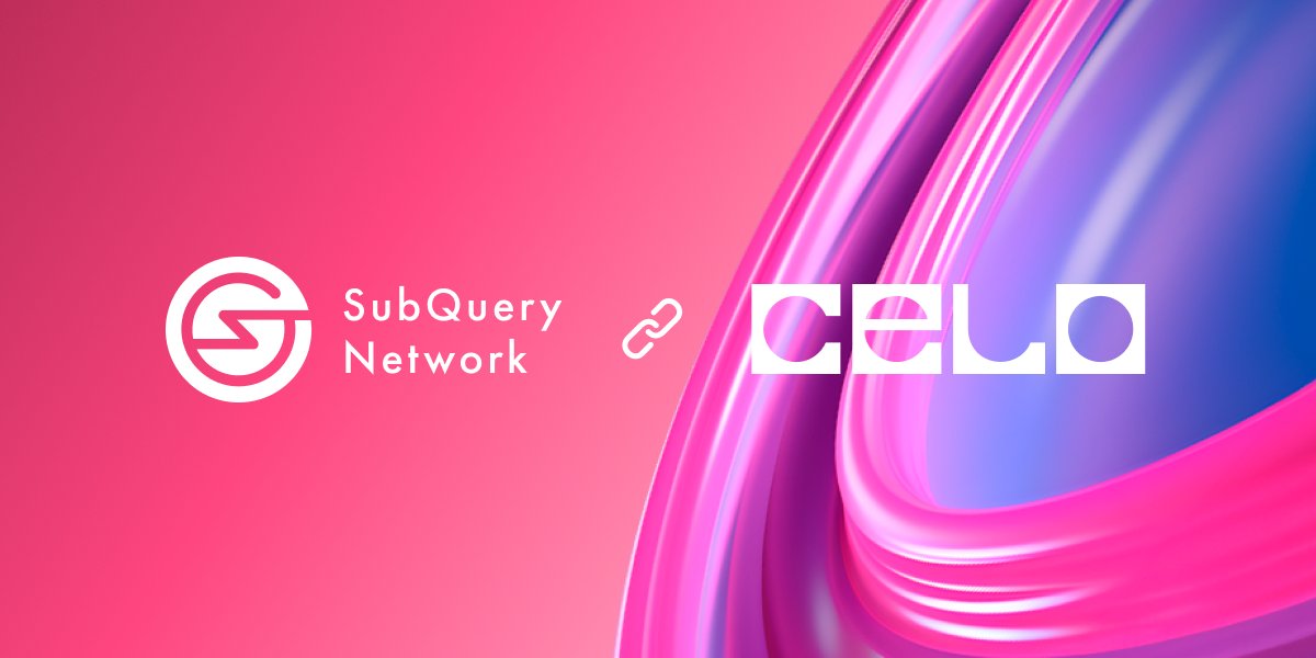 We're excited to share that we now offer complete SubQuery integration for <a href="/CeloOrg/">Celo</a>! 

Devs can take advantage of SubQuery's versatile &amp; high-speed data indexing to build the next big #web3 payments infrastructure on #Celo 😉 

Read it here 👇 
bit.ly/3uU3gVD