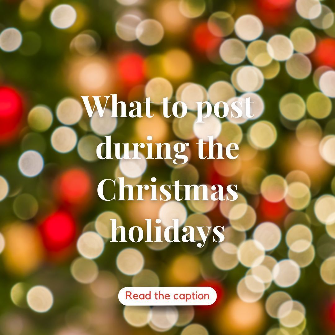Of course you’ll want to take a break from your social media over Christmas, so I've shared some ideas for posts that you can schedule now for the holidays - head over to my Instagram to find out more 👉 instagram.com/anerleysocial/ 
#SocialMedia #SouthLondon