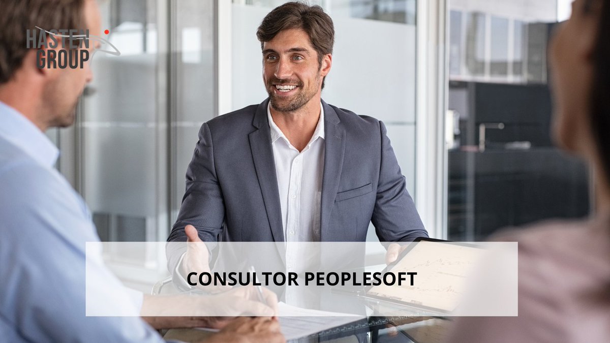 Desde Grupo Hasten estamos seleccionando perfiles de Consultores Peoplesoft para trabajar con uno de nuestros importantes clientes de manera 100% remota.

Puedes mandar tu candidatura aquí:
acortar.link/nexlW0

#ofertaempleo #consultor #peoplesoft