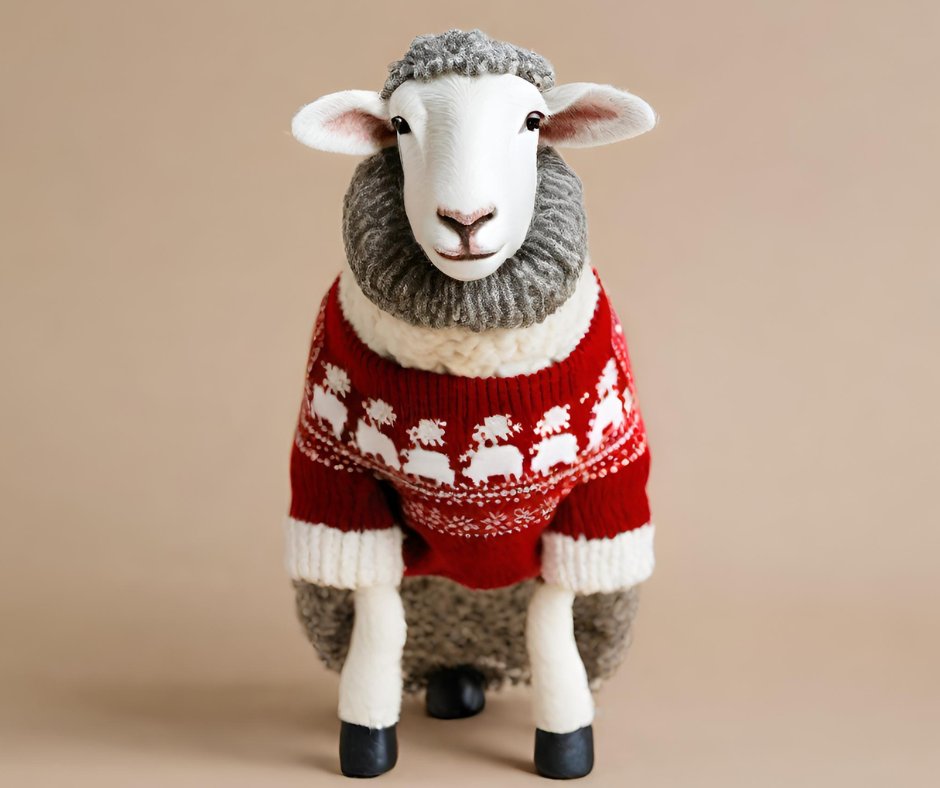 Happy National Christmas Jumper Day, where even the sheep join the fashion flock!😄
18 Days till Christmas - Deck the halls with boughs of 'baa-ly'!🐑🎄

herdwickcottages.co.uk/property-colle…

#herdwickcottages #christmas #lakedistrict #christmasjumperday