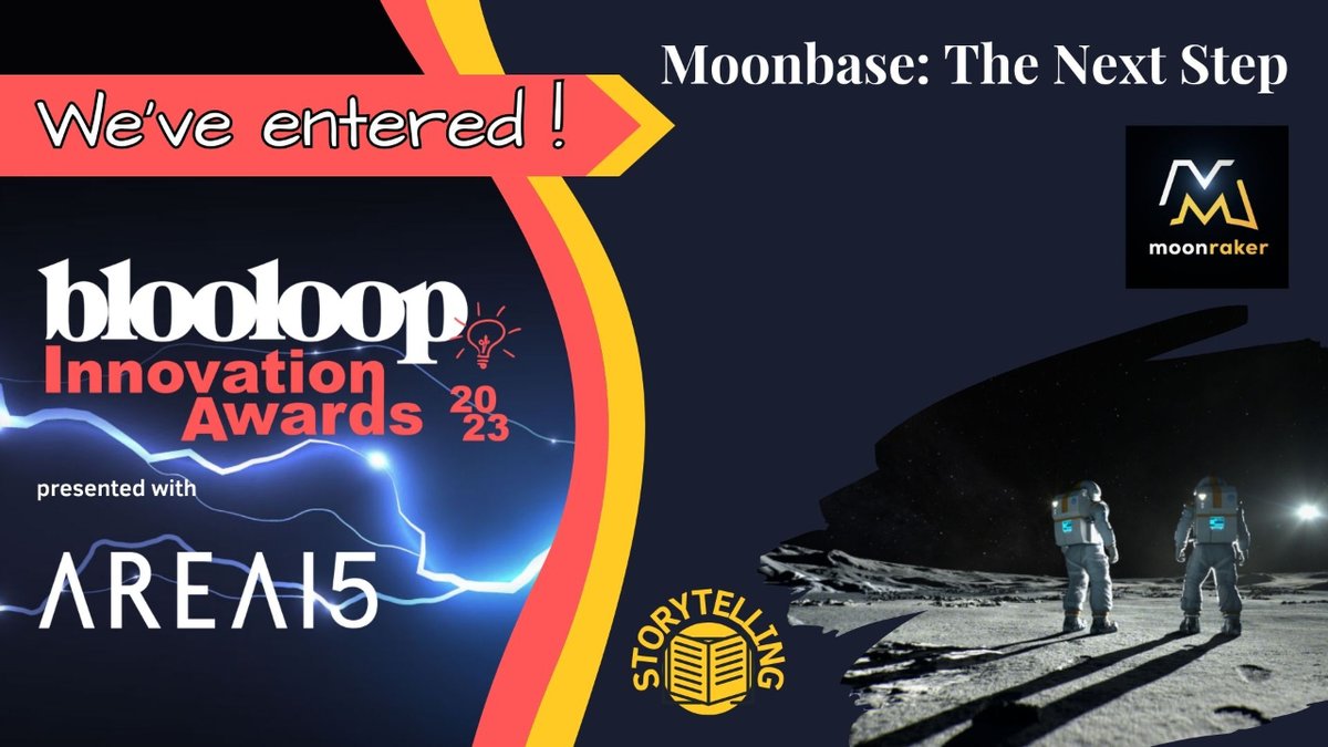 moonrakervfx's tweet photo. Today at the free online @blooloop Festival of Innovation (Dec 6 - 8) the award winner for the Innovative Storytelling category, which we entered Moonbase: The Next Step into, will be announced. #BlooloopInnovation
Join us at 5pm: https://t.co/bVViC4PMTq
https://t.co/vB4qD3uXNC https://t.co/xKfyT8V01N