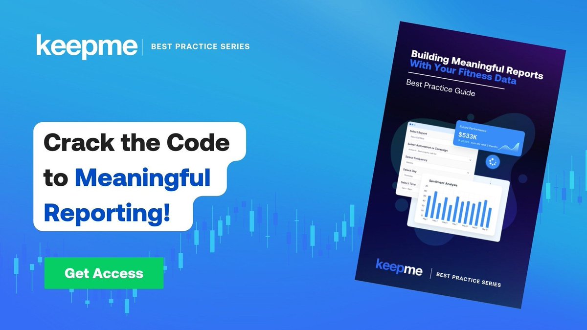 keepme_ai's tweet image. 📘 Unlock Success: Building Meaningful Reports With Your Fitness Data! Dive into our FREE guide for data-driven fitness success. Grab your copy now! buff.ly/4a2VcSD 

#FitnessSuccess #DataStrategy #FitnessManagers #reporting
