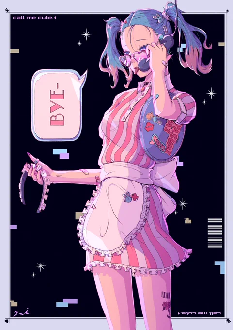 ツインテールまとめ #イラスト #絵描きさんと繫がりたい