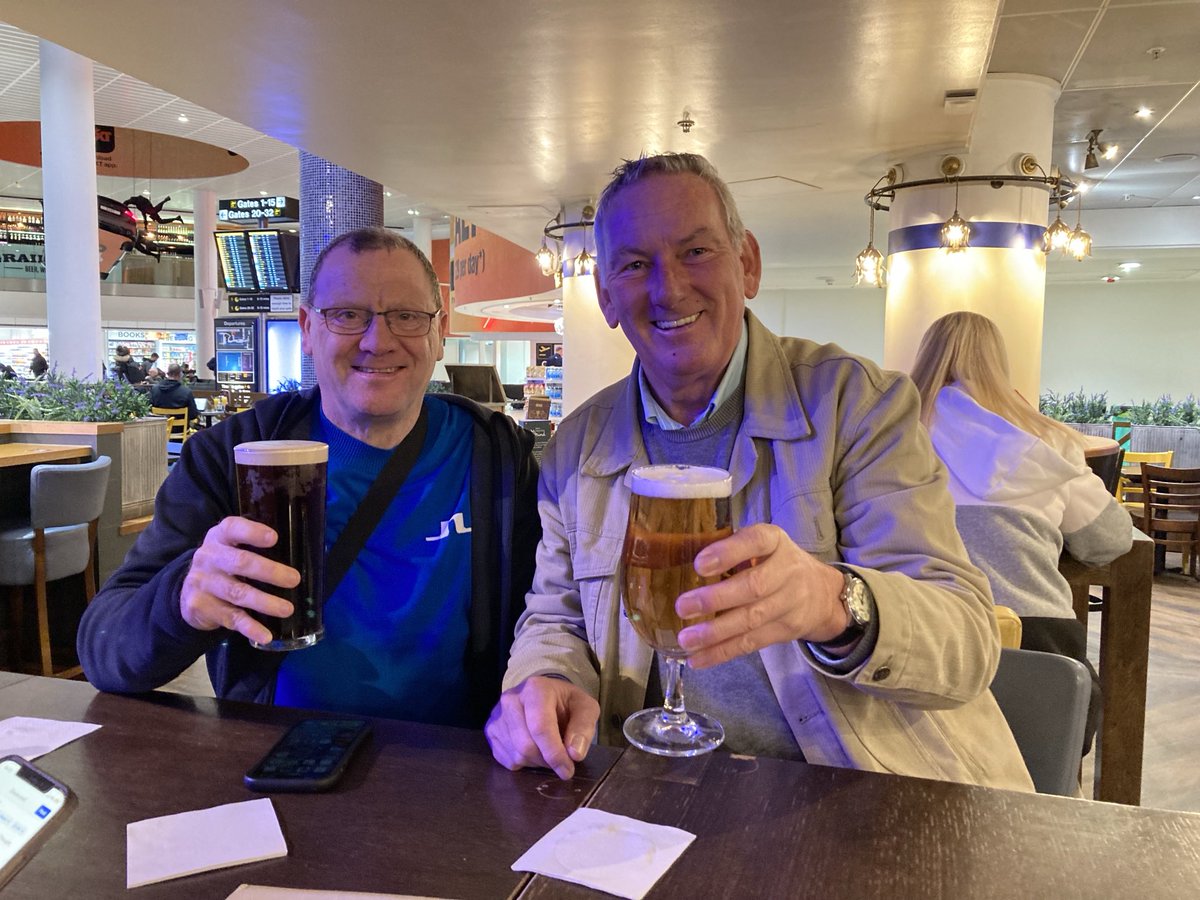 Well it’s a bit early but as we are in the airport it’s got to be done