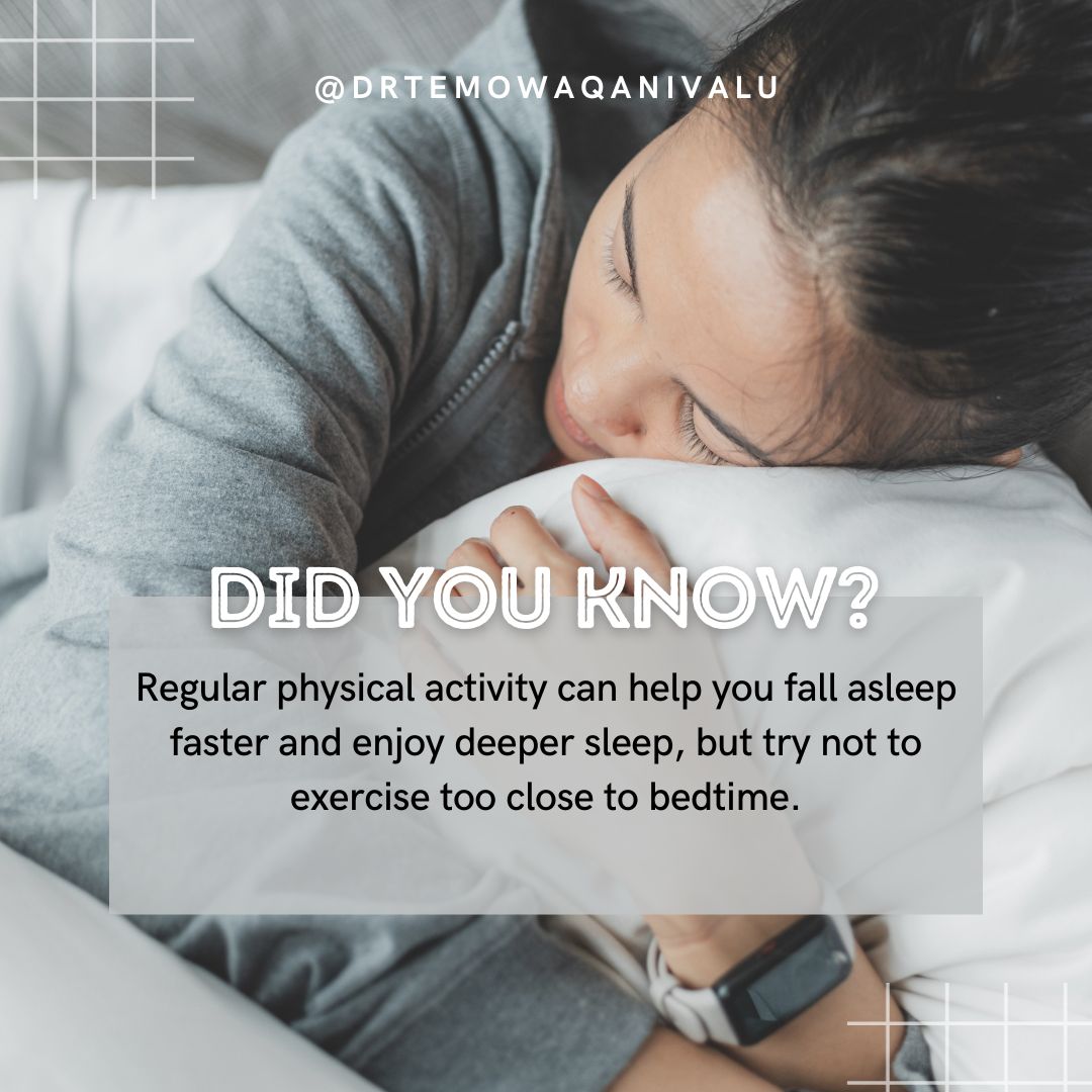 waqanivalut's tweet photo. Quality sleep is essential for recovery. Try out this tip.
#sleeptip #healthmatters #QualitySleep #WellnessJourney  #drtemowaqanivalu #drtemokwaqanivalu #temowaqanivalureviews #waqanivalu https://t.co/86OlAzMdua