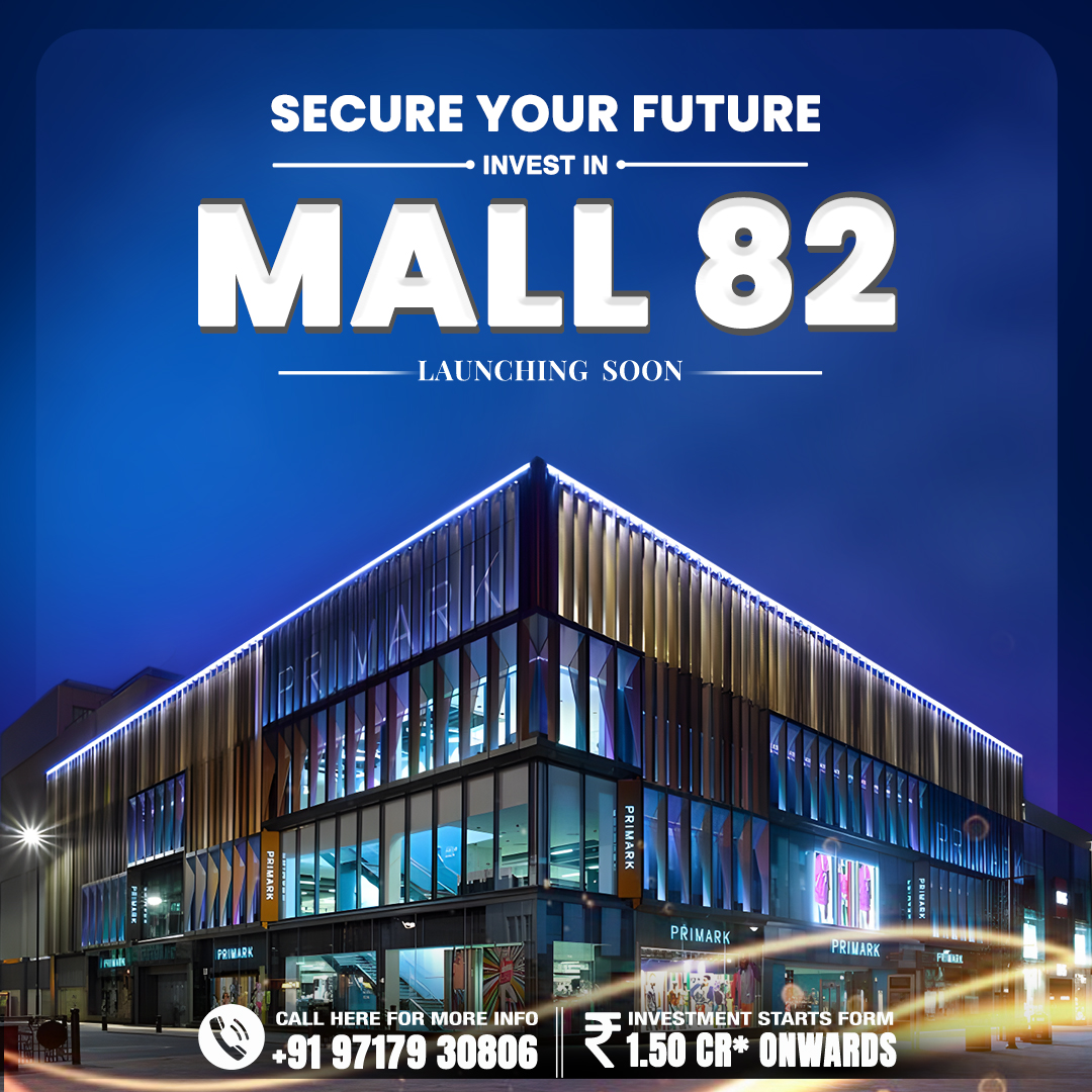 Secure Your Future by Investing in Mall 82!
New Gurgaon First Luxury Mall Coming Soon at Sector 82 Gurgaon.

Investment Starts From
1.50 CR* Onwards

Call us to hear more
📞+91 9717930806

#luxuryrealestate #mall82 #luxury #investment #NewGurgaon #saranshrealtorsindia