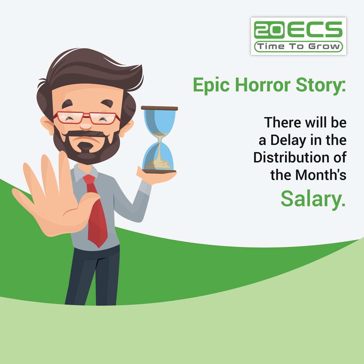 🌱 20ECS: Time To Grow! 🚀 Embrace the epic horror story – a chilling delay in this month's salary distribution. Stay resilient, face the challenge, and let's grow together.

#20ECS #TimeToGrow #SalaryDelay #WorkLifeChallenge #ProfessionalResilience #CareerJourney