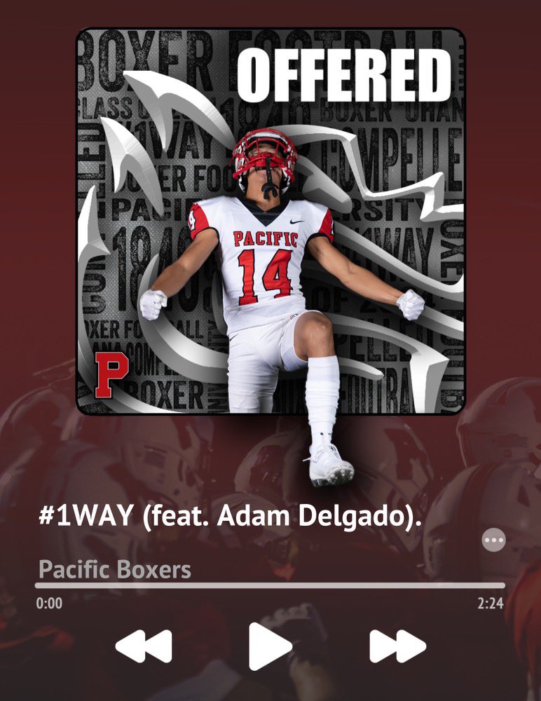 Adam Delgado (@adamdelgado2024) on Twitter photo After a discussion with <a href="/CoachCamy75/">Zach Camy</a> I’m excited to announce that I have received an offer to play football at Pacific University! Thank you for this opportunity
<a href="/damonspeaks1217/">Coach jenkins</a>
<a href="/KermanFootball/">Kerman Football38</a> After a discussion with <a href="/CoachCamy75/">Zach Camy</a> I’m excited to announce that I have received an offer to play football at Pacific University! Thank you for this opportunity
<a href="/damonspeaks1217/">Coach jenkins</a>
<a href="/KermanFootball/">Kerman Football38</a>