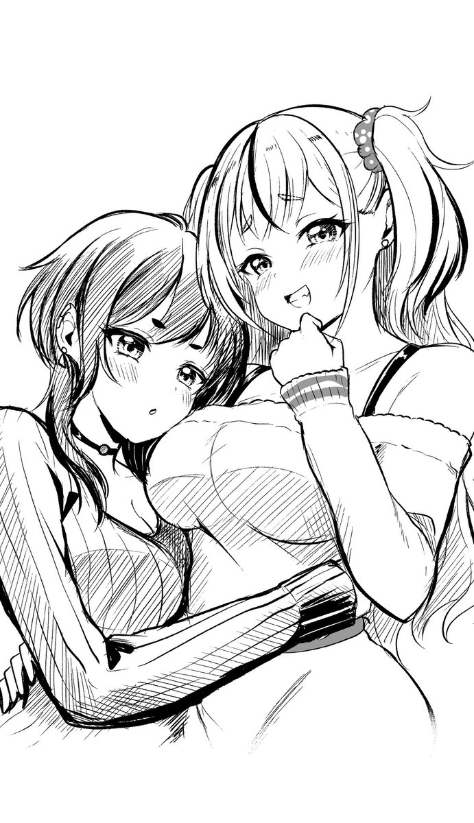 次作はこういう娘達描きたいわね✨ 