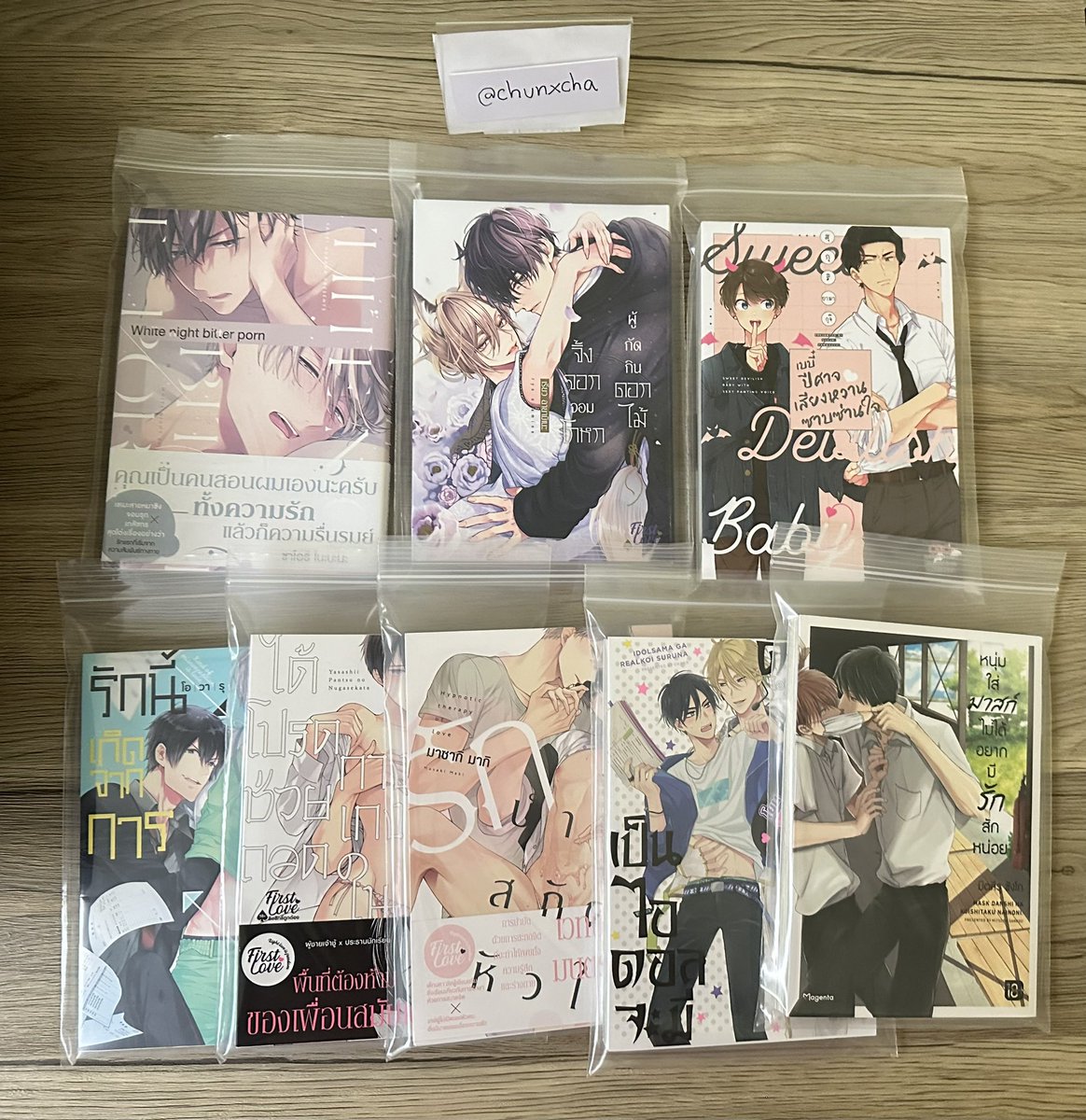 chunxcha's tweet photo. ขายการ์ตูนวายมือ 2 รวมส่งแล้ว
#แฟนหนุ่มของผมเป็นเน็ตไอดอล 250
#ห้องสวีตสะกิดหัวใจ 250
#กาแฟใส่นมผสมรัก 260
#เบบี๋ปีศาจเสียงหวานซาบซ่านใจ 180
#whitenightbitterporn 160
#จิ้งจอกจอมโกหกผู้กัดกินดอกไม้ 100
￼#รักนี้เกิดจากการเข้าใจผิด 100
ต่อ
#การ์ตูนวาย #มังงะมือสองสภาพดี #มังงะวาย https://t.co/s4qvfsC15E