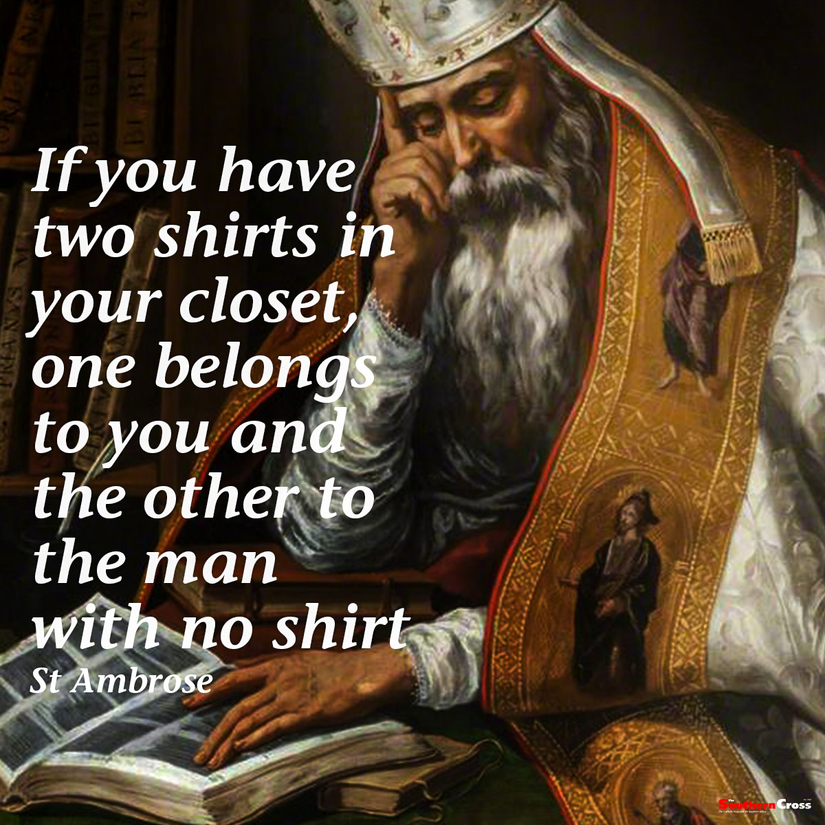 Today is the Feast of St Ambrose, Doctor of the Church, theologian and hymnographer🙏